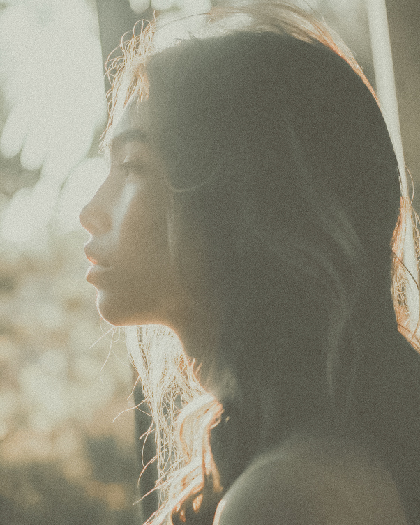 Woman in natural light